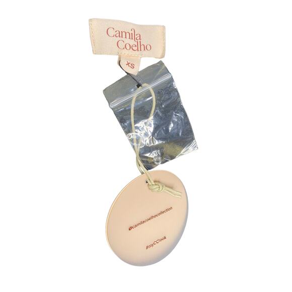 Camila Coelho Gabriel Maxi Dress Asymmetric Crushed Velvet Formal Gala Party XS - Picture 11 of 14